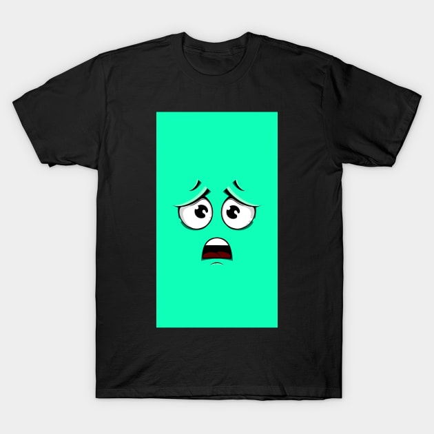 Cute shocked face T-Shirt by Dawaly